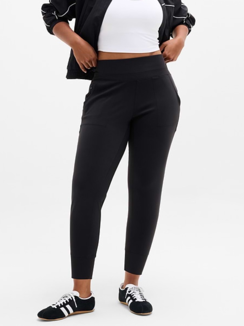 ATHLETA Venic High Rise Jogger Pants Women’s 1X Black